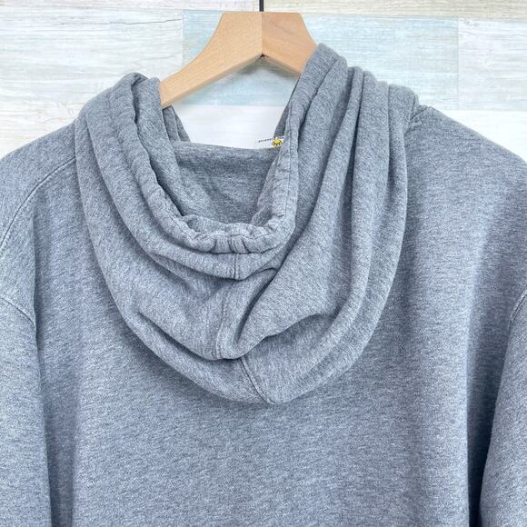 Towson University Vintage 90s Hoodie Sweatshirt Gray Tigers Mens Medium - Picture 5 of 8